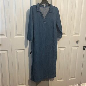Old Navy Blue Midi Dress